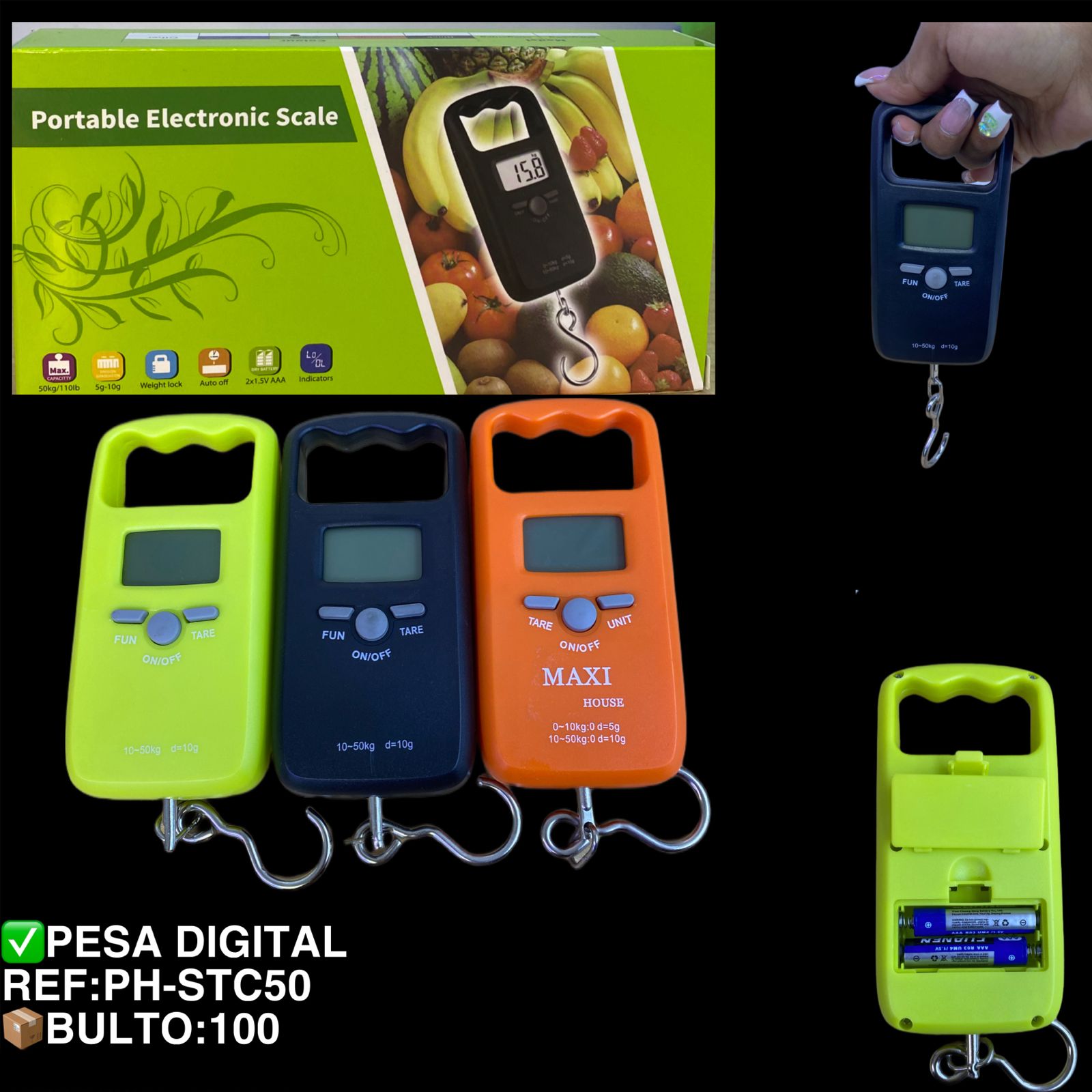 PESA DIGITAL MAXI DE 50KG PESA DIGITAL MAXI DE 50KG